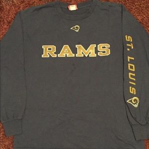 VINTAGE NFL ST LOUIS RAMS LONG SLEEVE T-SHIRT